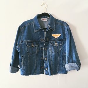 🔴Stranger things patch denim jacket